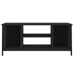 Mobile Porta TV Nero 102x35x45 cm in Legno Multistrato