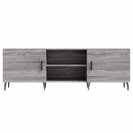 Mobile Porta TV Grigio Sonoma 150x30x50 cm in Legno Multistrato