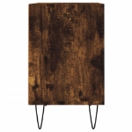 Mobile Porta TV Rovere Fumo 69,5x30x50 cm in Legno Multistrato