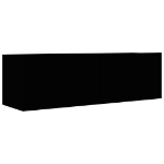Set Mobili TV 8 pz Nero in Truciolato