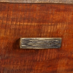 Mobile Porta TV in Legno di Acacia Stile Vintage 118x30x40 cm