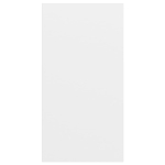 Armadietto TV da Parete Bianco 37x37x72 cm in Legno Multistrato