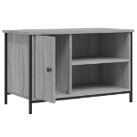 Mobile Porta TV Grigio Sonoma 80x40x50 cm in Legno Multistrato