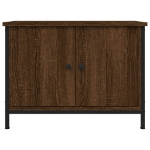 Mobile TV con Ante Rovere Marrone 60x35x45 cm Legno Multistrato