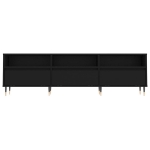 Mobile Porta TV Nero 150x30x44,5 cm in Legno Multistrato