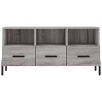 Mobile TV Grigio Sonoma 102x36x50 cm in Legno Multistrato