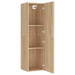 Mobile Porta TV Rovere Sonoma 30,5x30x110 cm Legno Multistrato