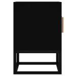 Mobile Porta TV Nero 105x30x45 cm in Legno Multistrato e Ferro