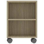 Mobile per TV Rovere Sonoma 120x35x48 cm Legno Multistrato