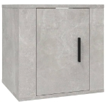 Set Mobili Porta TV 8pz Grigio Cemento in Legno Multistrato