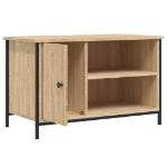 Mobile Porta TV Rovere Sonoma 80x40x50 cm in Legno Multistrato