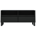 Mobile Porta TV Nero 100x34,5x44,5 cm in Legno Multistrato