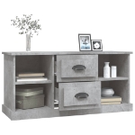 Mobile Porta TV Grigio Cemento 99,5x35,5x48cm Legno Multistrato