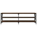 Mobile Porta TV Rovere Marrone 160x40x50 cm Legno Multistrato
