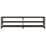 Mobile Porta TV Rovere Marrone 180x40x50 cm Legno Multistrato