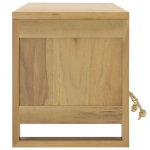 Mobile Porta TV 110x30x35 cm in Legno Massello di Teak