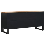 Mobile TV 100x33x46cm Legno Massello Acacia e Legno Multistrato