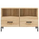 Mobile per TV Rovere Sonoma 80x36x50 cm Legno Multistrato