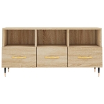 Mobile Porta TV Rovere Sonoma 102x36x50 cm in Legno Multistrato
