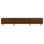 Mobile Porta TV Rovere Marrone 150x36x30cm in Legno Multistrato