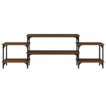 Mobile Porta TV Rovere Marrone 157x35x52 cm Legno Multistrato