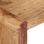 Mobile Porta TV 110x33x33 cm in Legno Massello di Acacia