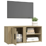 Mobile Porta TV Rovere Sonoma 80x31,5x36 cm Legno Multistrato