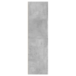 Mobili TV 2pz Grigio Cemento 30,5x30x110 cm Legno Multistrato