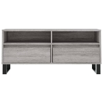 Mobile Porta TV Grigio Sonoma 100x34,5x44,5cm Legno Multistrato