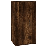 Set di Mobili Porta TV 7 pz Rovere Fumo in Legno Multistrato