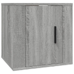 Set di Mobili Porta TV 6 pz Grigio Sonoma in Legno Multistrato