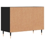 Mobile Porta TV Nero 69,5x30x50 cm in Legno Multistrato