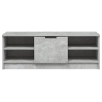 Mobile Porta TV Grigio Cemento 102x35,5x36,5 Legno Multistrato