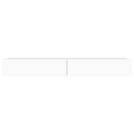 Mobile Porta TV con Luci LED Bianco 120x35x15,5 cm