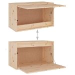 Mobili TV 3 pz in Legno Massello di Pino