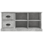 Mobile TV Grigio Cemento 102x35,5x47,5 cm in Legno Multistrato