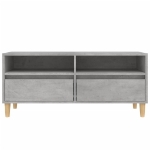 Mobile per TV Grigio Cemento 100x34,5x44,5 cm Legno Multistrato