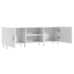 Mobile Porta TV Bianco 150x30x50 cm in Legno Multistrato
