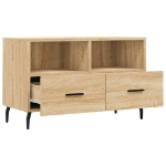 Mobile per TV Rovere Sonoma 80x36x50 cm Legno Multistrato