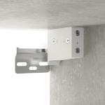 Mobili Porta TV a Parete 3 pz Grigio Cemento 100x34,5x40 cm