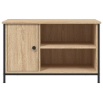 Mobile Porta TV Rovere Sonoma 80x40x50 cm in Legno Multistrato
