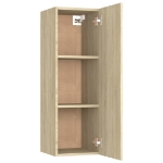 Mobili TV 2pz Rovere Sonoma 30,5x30x90 cm in Legno Multistrato