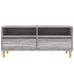 Mobile Porta TV Grigio Sonoma 100x34,5x44,5cm Legno Multistrato