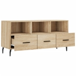 Mobile Porta TV Rovere Sonoma 102x36x50 cm in Legno Multistrato
