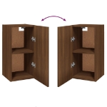 Mobile TV Rovere Marrone 30,5x30x60 cm in Legno Ingegnerizzato
