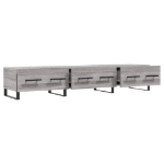 Mobile Porta TV Grigio Sonoma 150x36x30 cm in Legno Multistrato