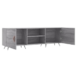 Mobile Porta TV Grigio Sonoma 150x30x50 cm in Legno Multistrato