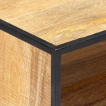 Mobile Porta TV 120x30x45 cm in Legno Massello di Mango