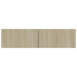 Mobile Porta TV Rovere Sonoma 120x30x30 cm in Legno Multistrato