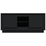 Mobile Porta TV Nero 102x35x45 cm in Legno Multistrato